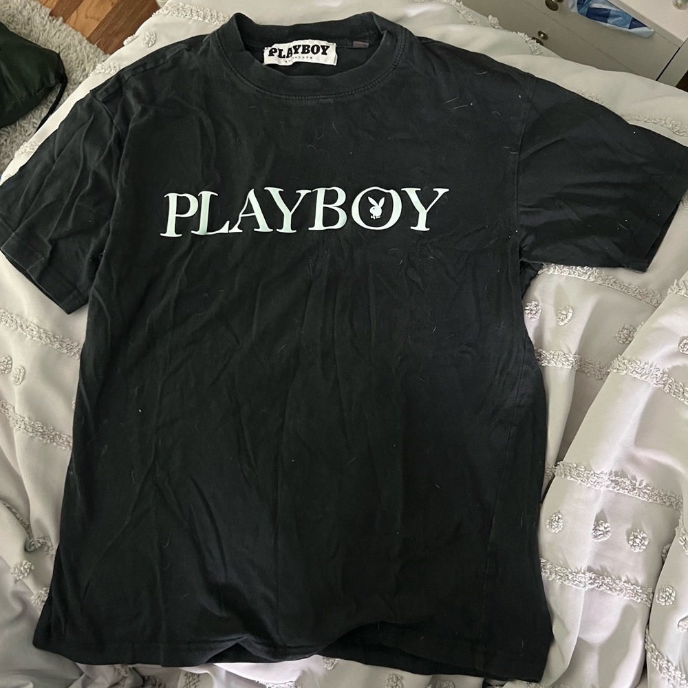 PLAYBOY Black Short Sleeve Tee